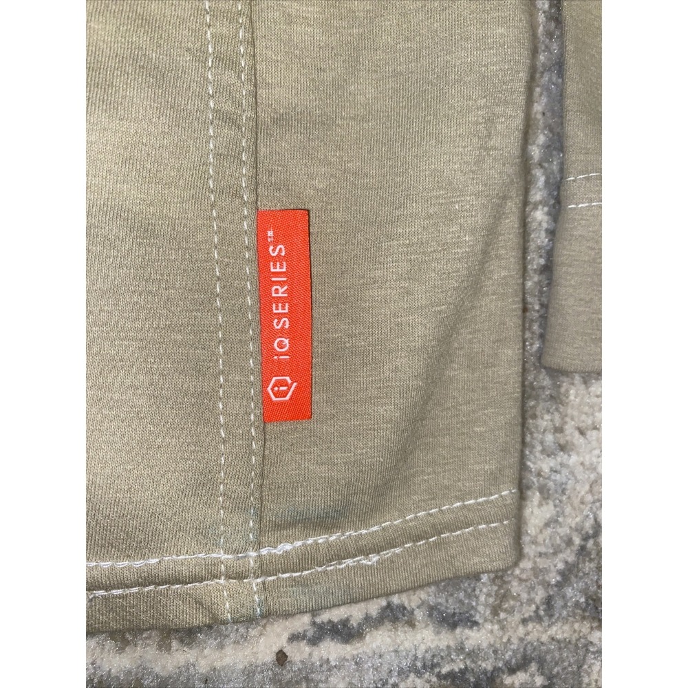 New Bulwark Women's IQ Series‎ Comfort Beige Knit Henley Sz Small Regular - Picture 2 of 9